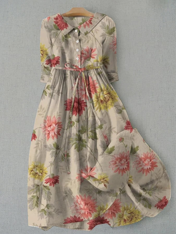Zinnia - Vestido Camisa con Lazos para Mujeres