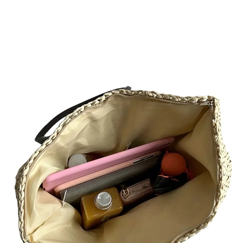Rita. – Bolso tote tejido