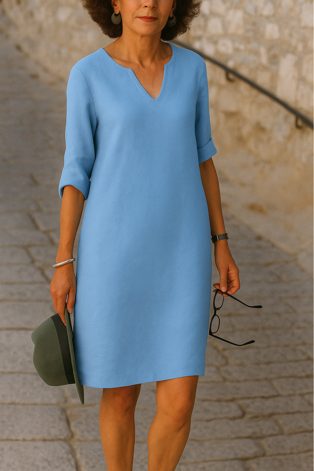 Noemi | Vestido de lino elegante sin esfuerzo