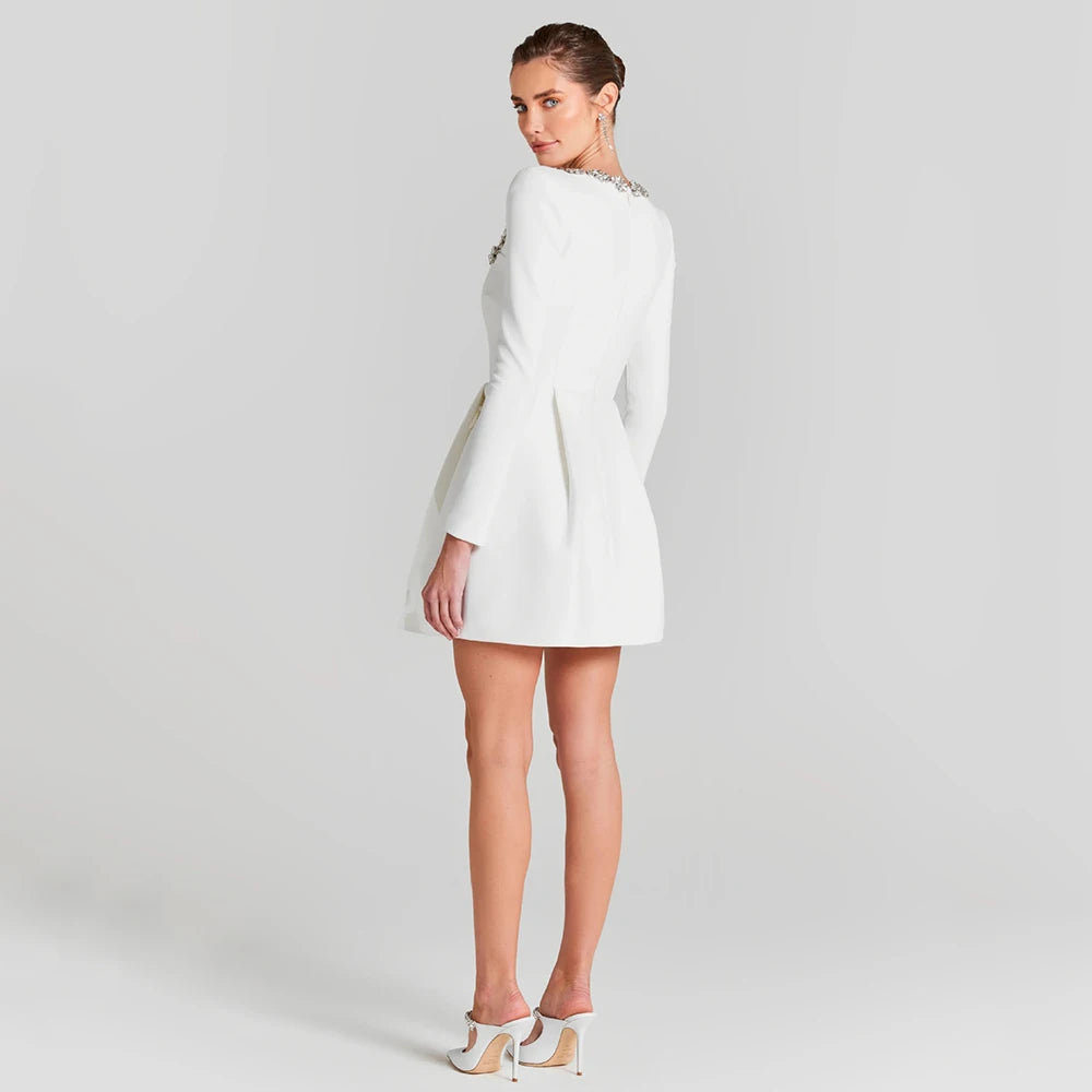 Barbara - Minivestido de terciopelo