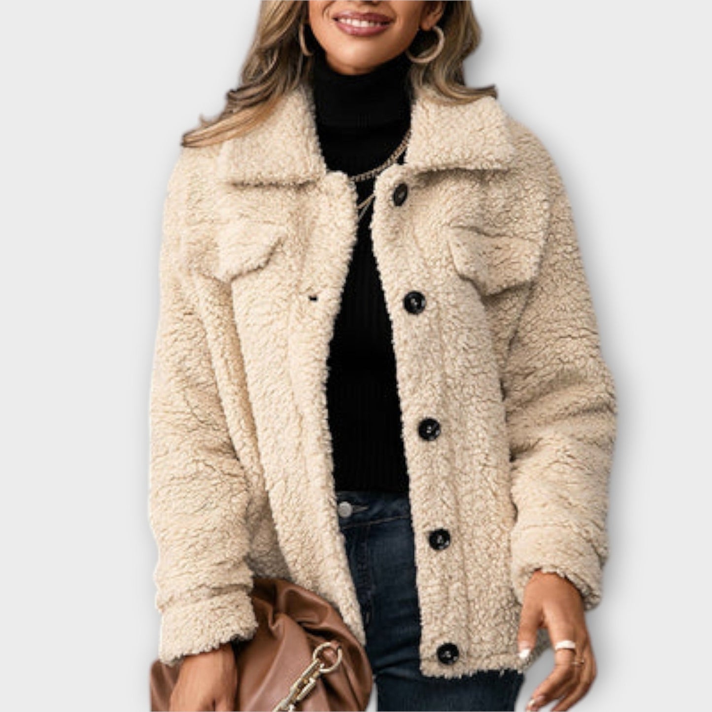 Lucy – Chaqueta de peluche cálida