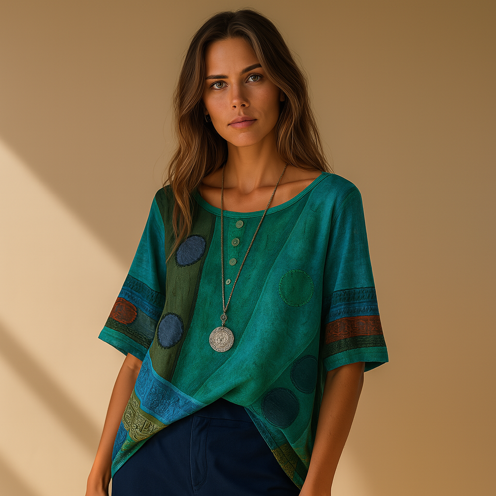Valarie - Top Bohemio Colorido