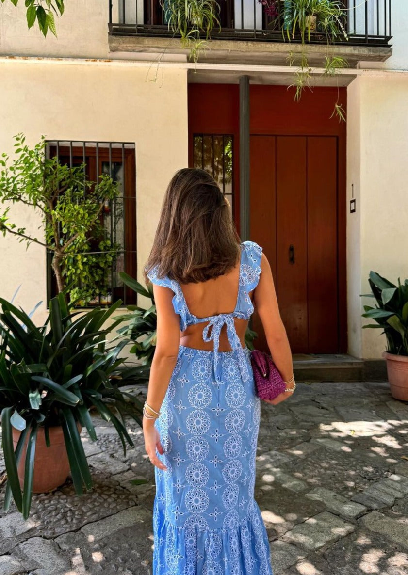 Camila | Vestido Maxi con Volantes
