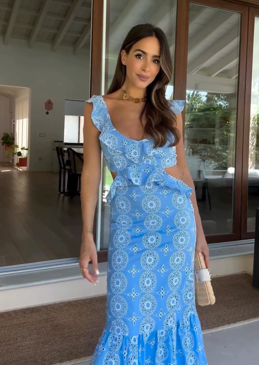 Camila | Vestido Maxi con Volantes