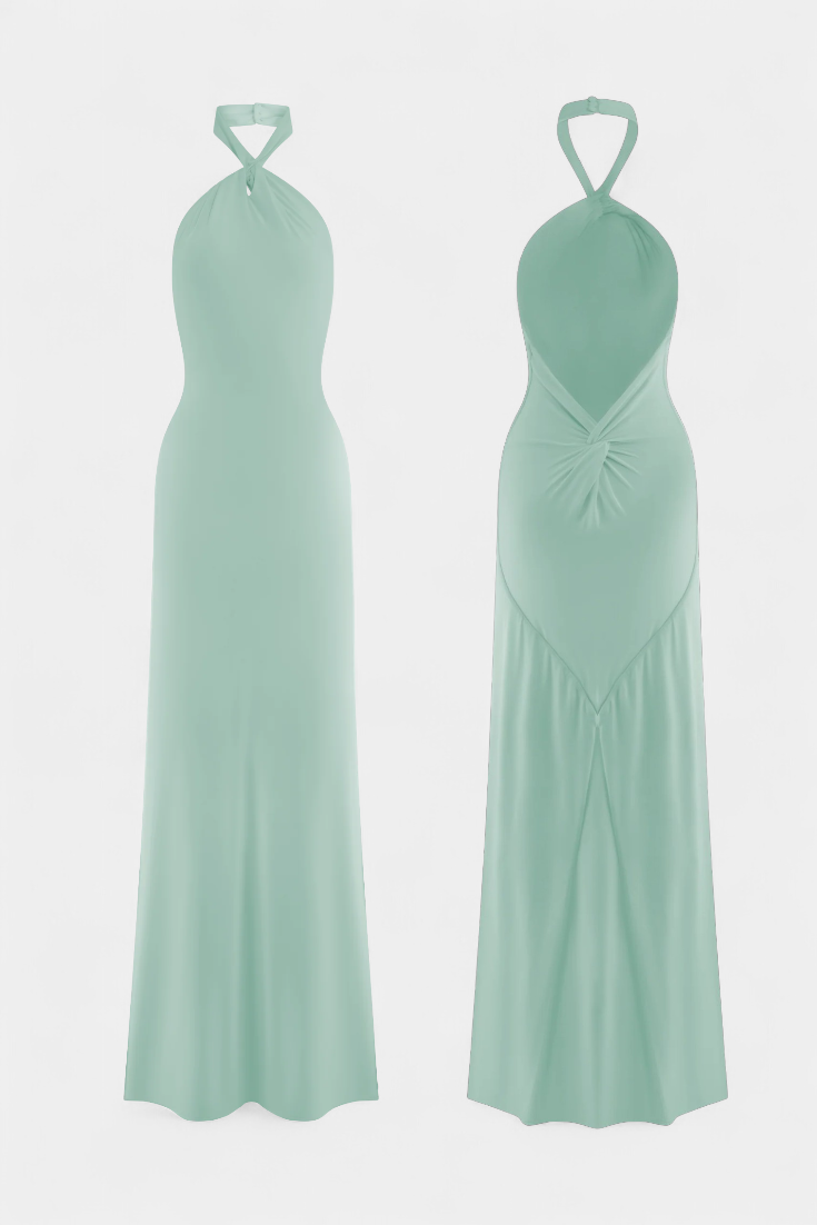 Trinity – Vestido Halterneck