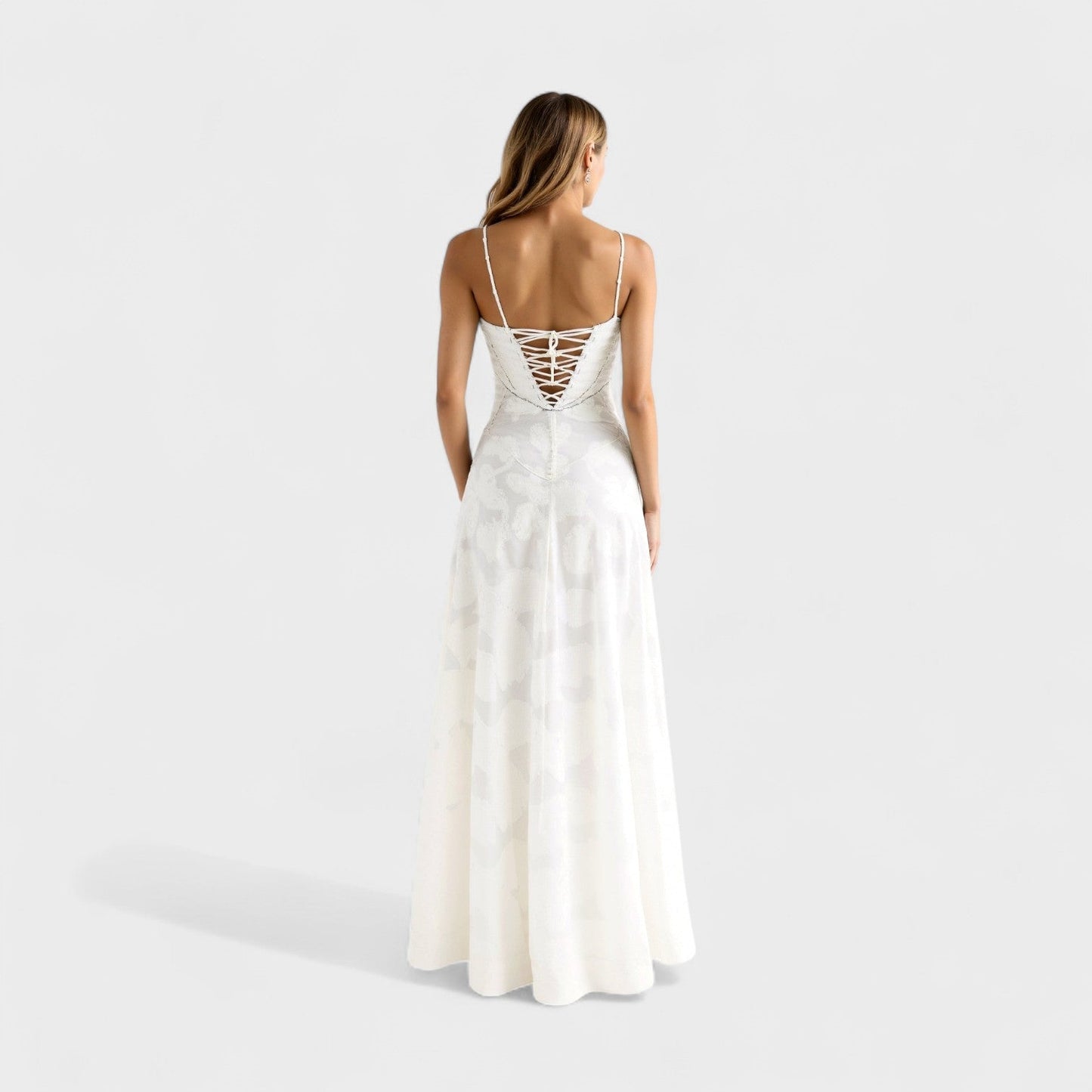 Verona – Vestido Largo de Encaje Floral