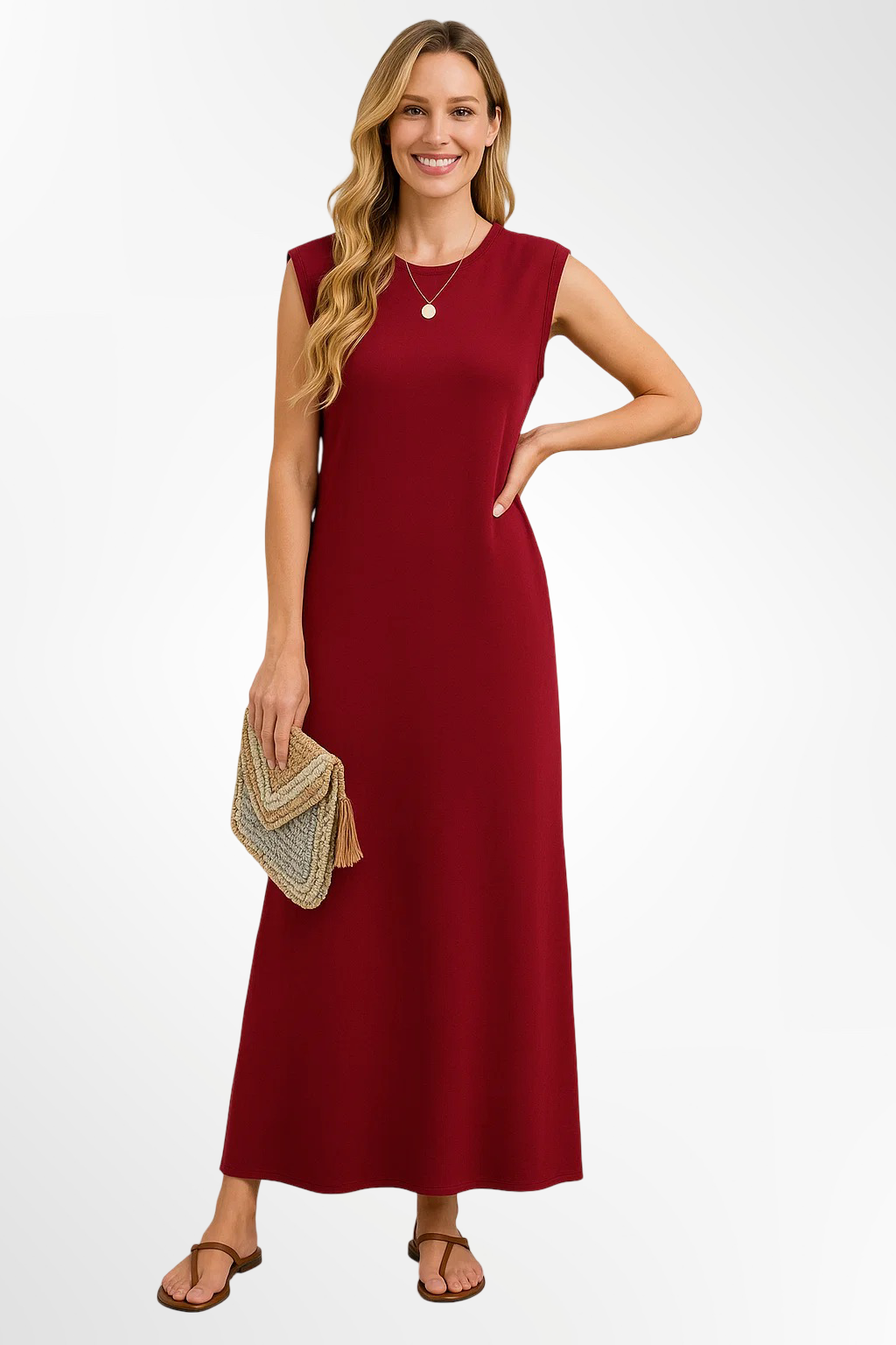 Blanka | Vestido suelto con abertura