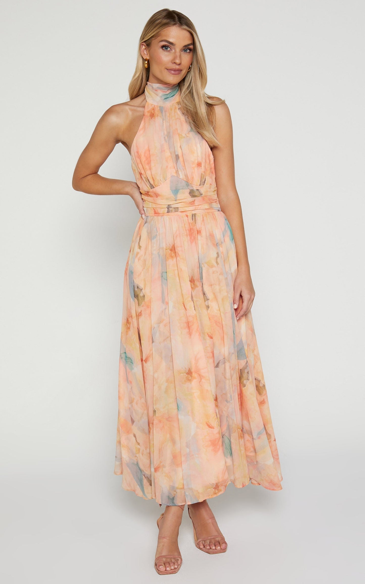 Antonella | Elegante vestido maxi de halter