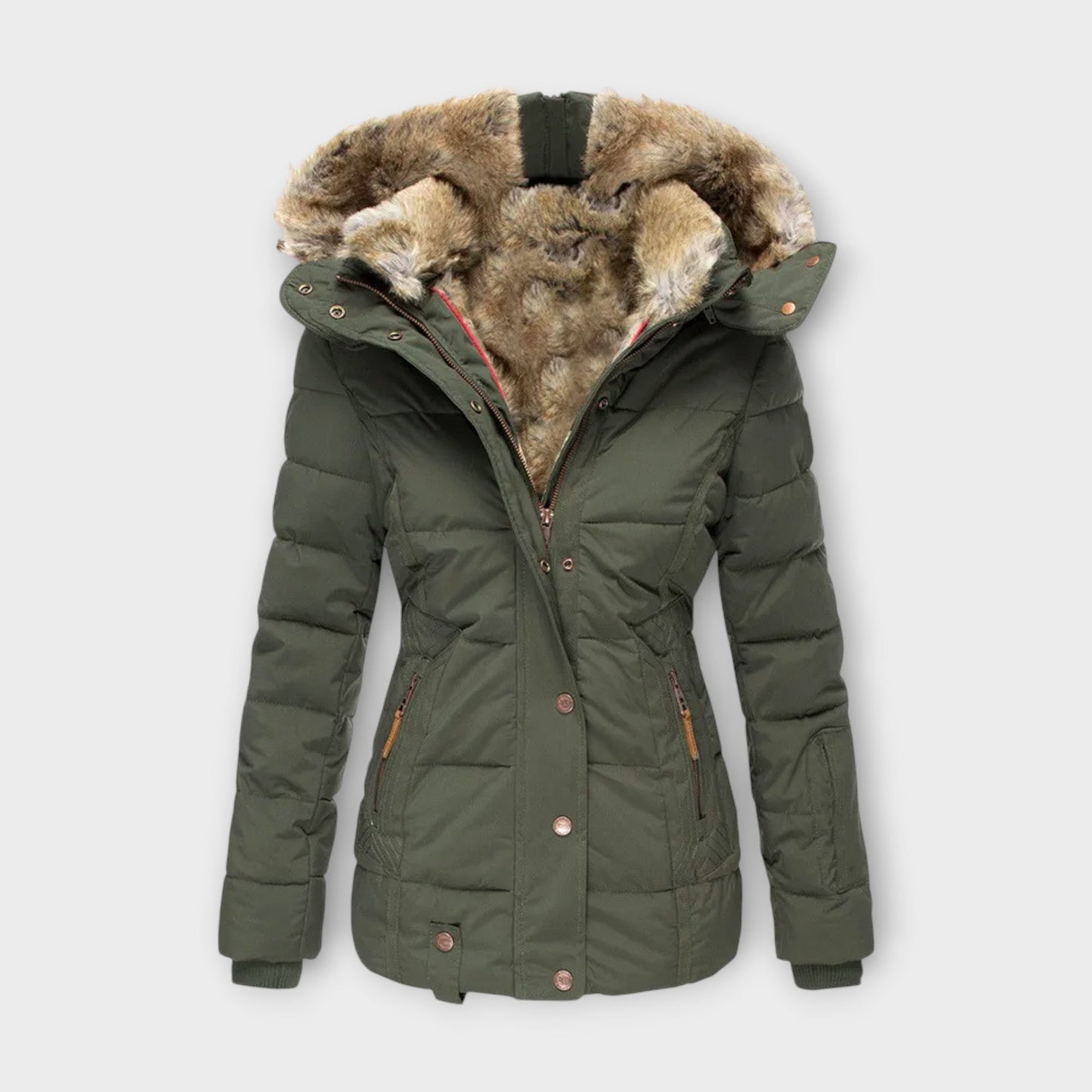 Emine – Chaqueta de forro de peluche suave
