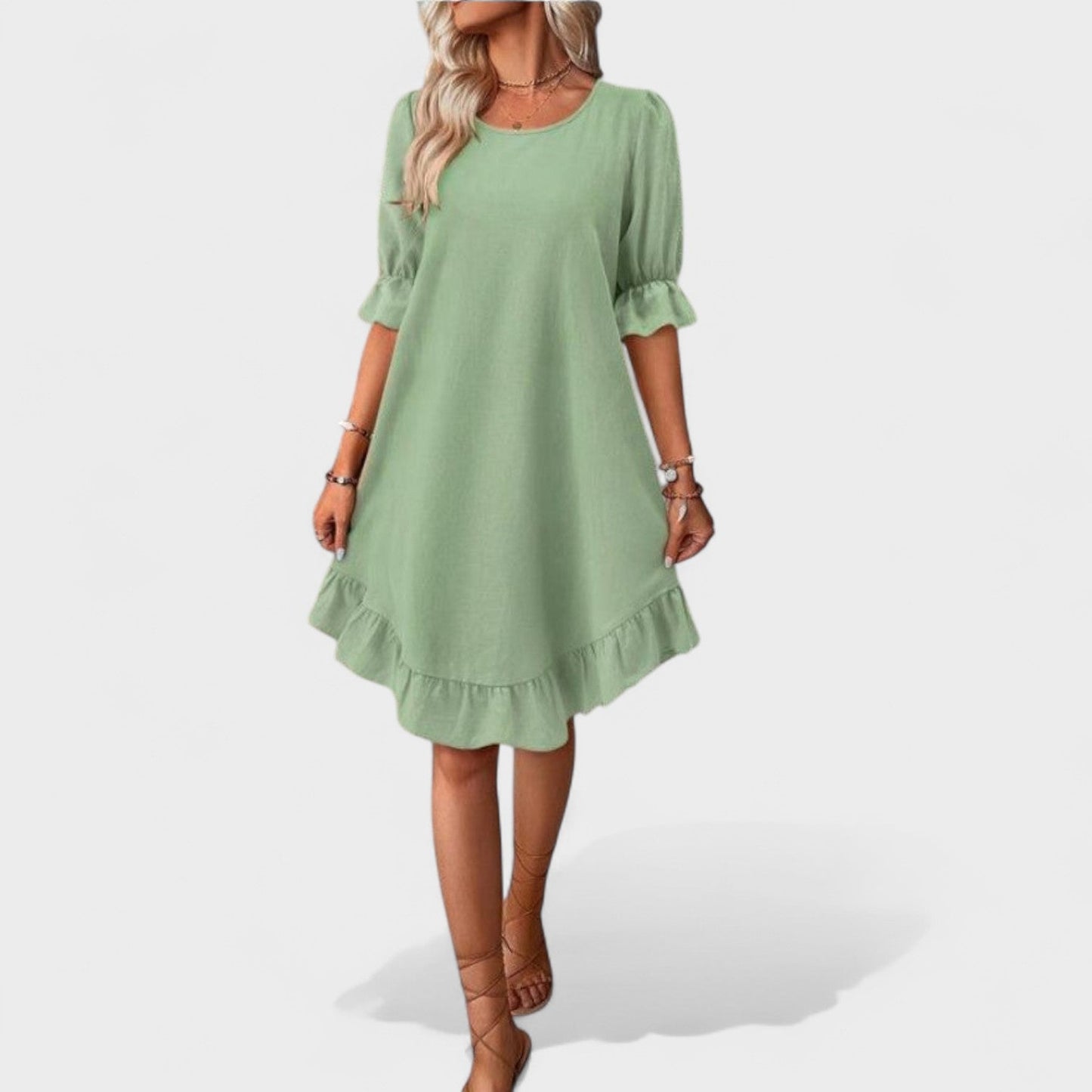 Sassa – Vestido Casual con Volantes