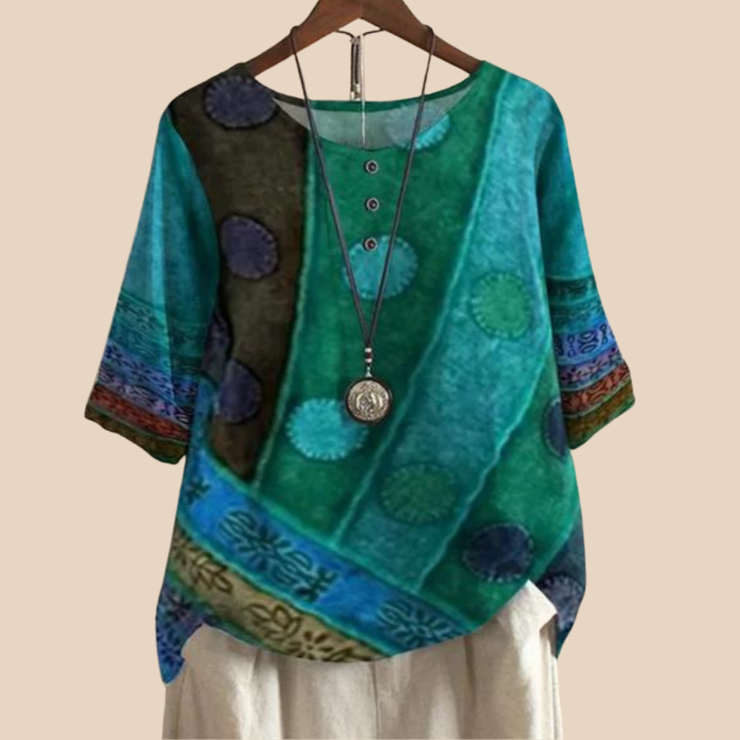 Valarie - Top Bohemio Colorido