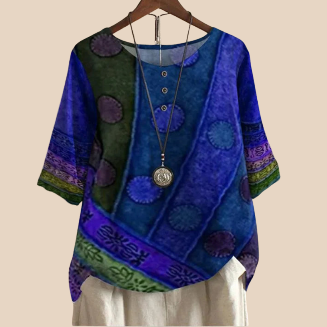 Valarie - Top Bohemio Colorido