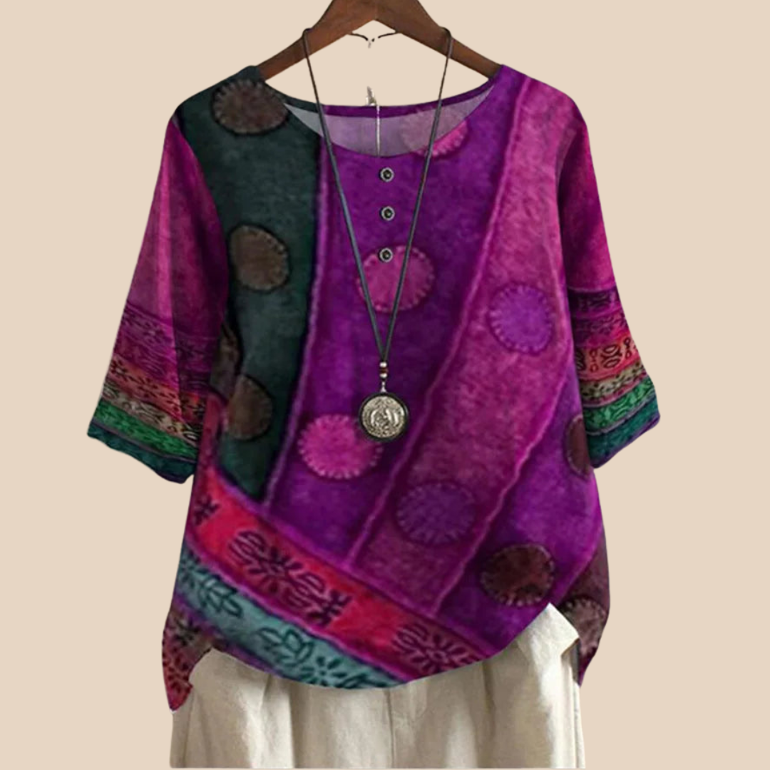 Valarie - Top Bohemio Colorido