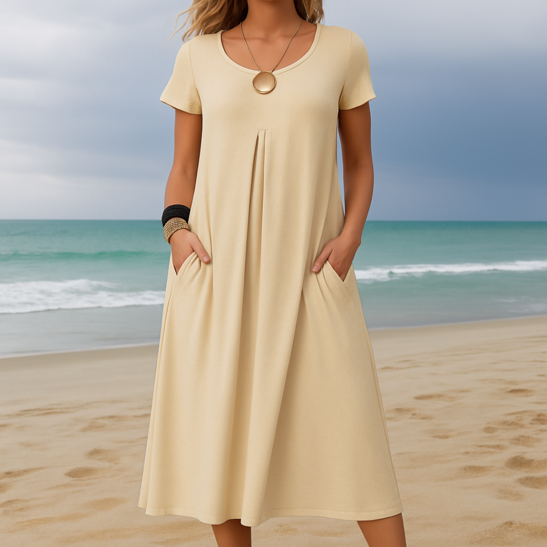 Krystyna | vestido cómodo con bolsillos para días de verano