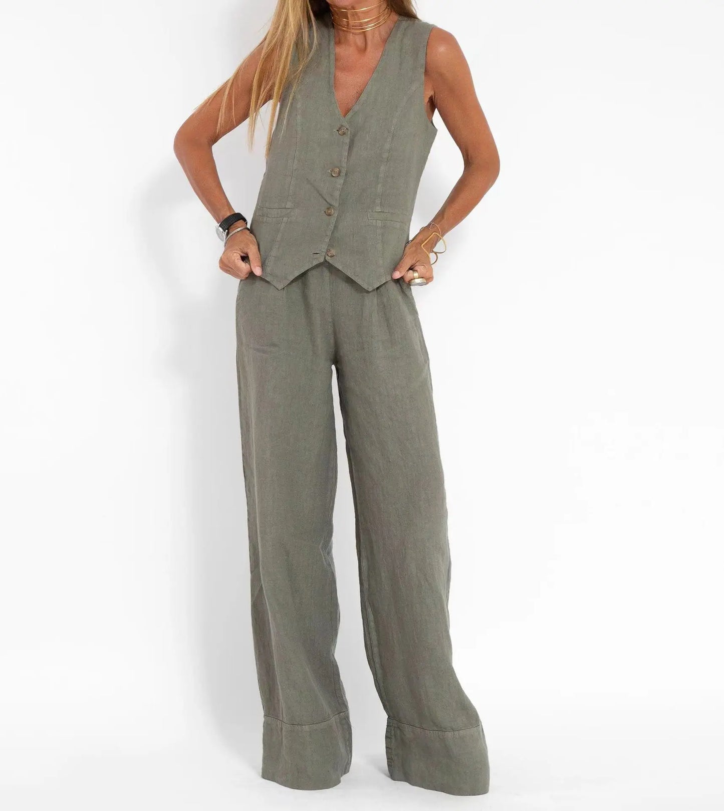 Katja | Conjunto de lino