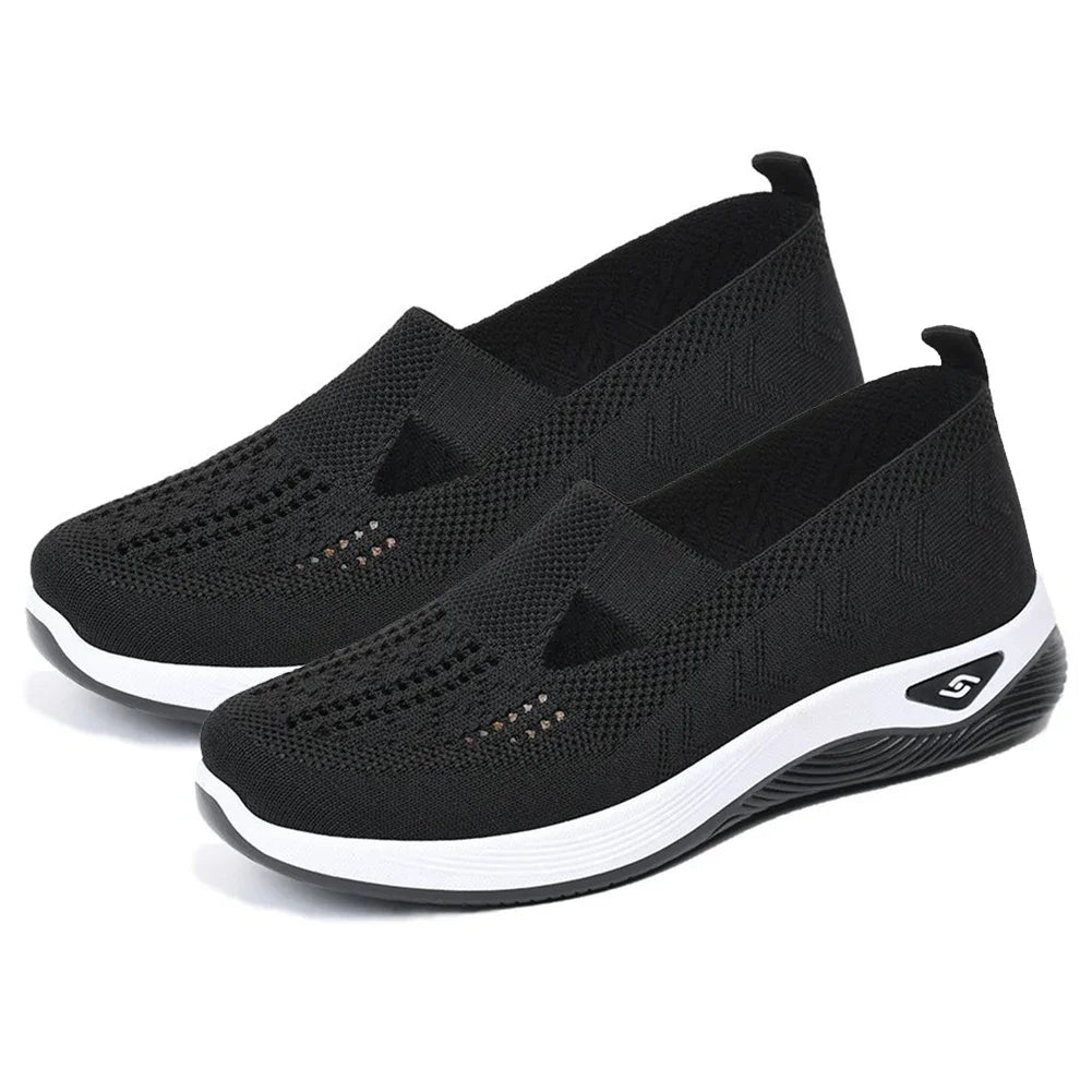 Zapatos minimalistas transpirables para mujeres – ortopédicos, antideslizantes y con soporte de arco