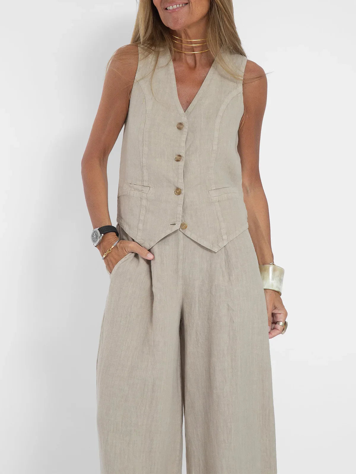 Katja | Conjunto de lino