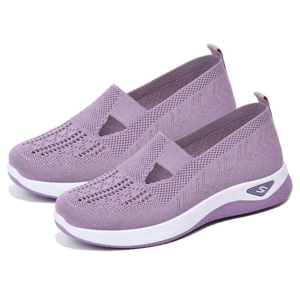 Zapatos minimalistas transpirables para mujeres – ortopédicos, antideslizantes y con soporte de arco