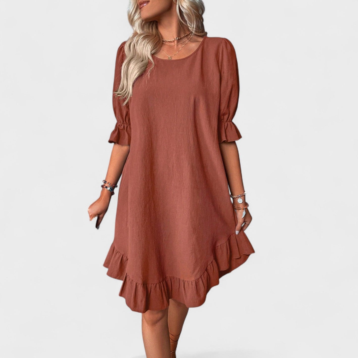 Sassa – Vestido Casual con Volantes