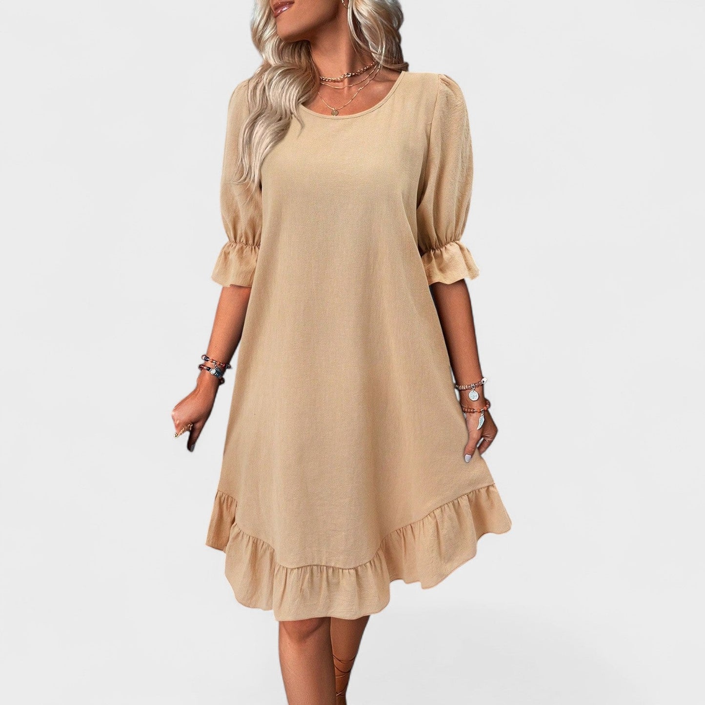 Sassa – Vestido Casual con Volantes