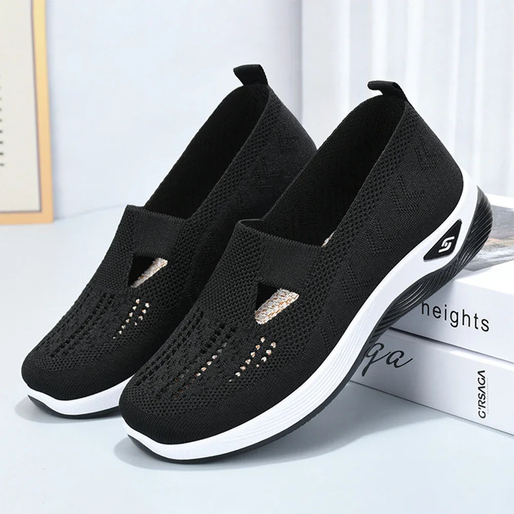 Zapatos minimalistas transpirables para mujeres – ortopédicos, antideslizantes y con soporte de arco