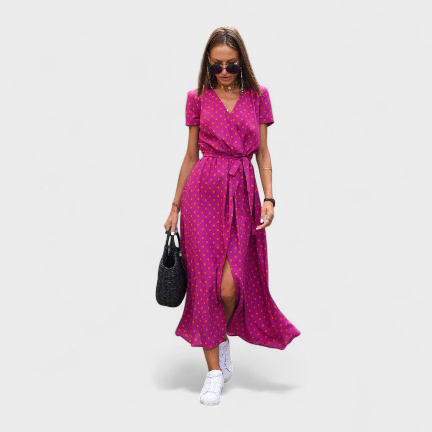 Vestido Lirio Rosa – Estilo Boho Chic