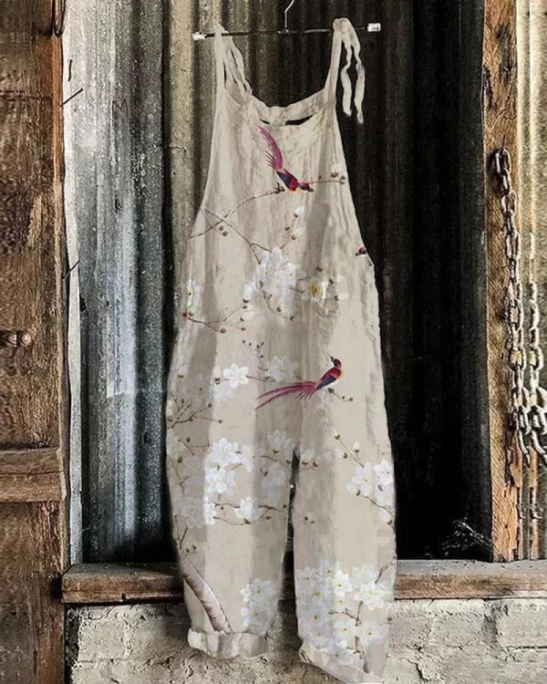 Mono Vintage Floral - Estilo Elegante y Confort para Mujeres
