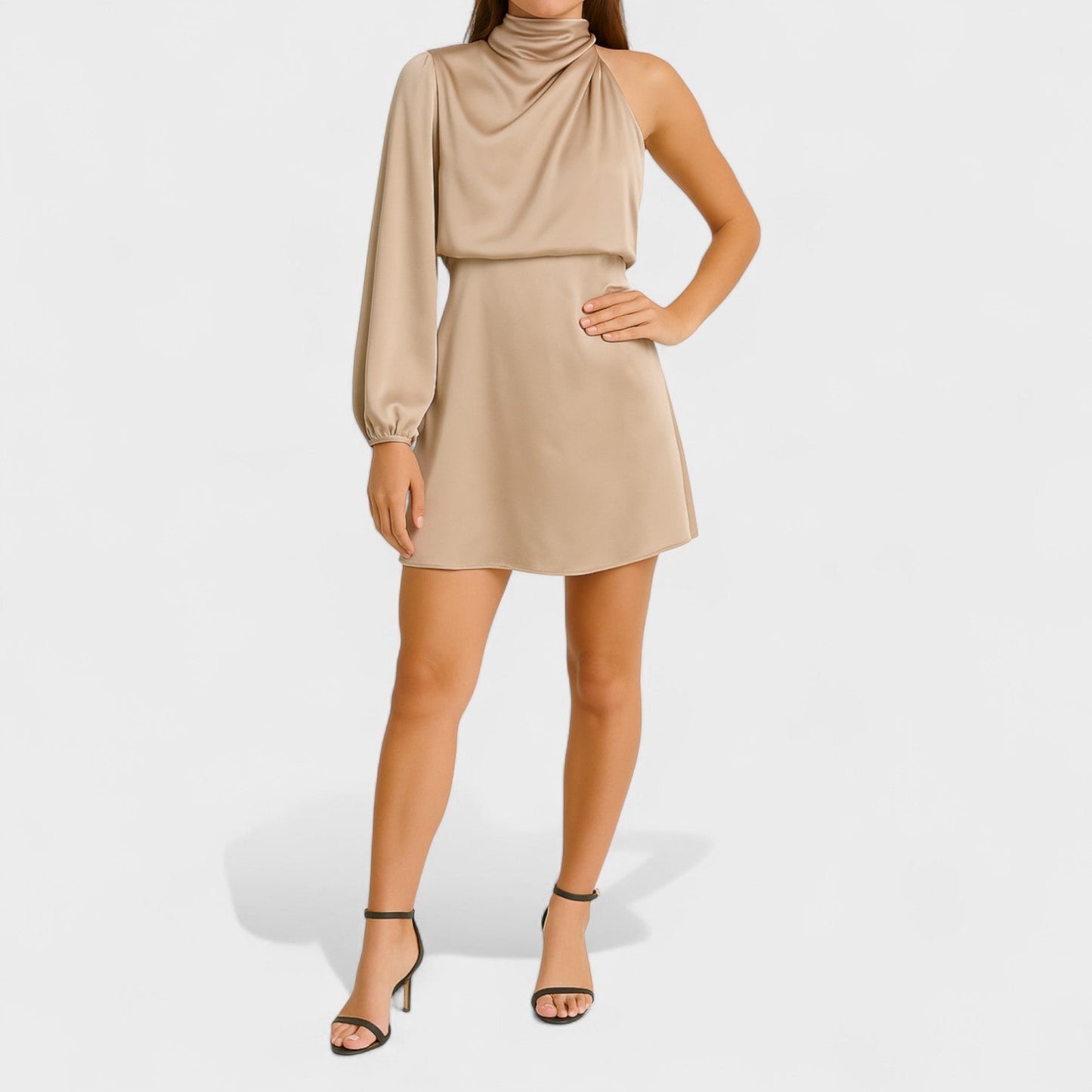 Valmira – Vestido Asimétrico de Fiesta