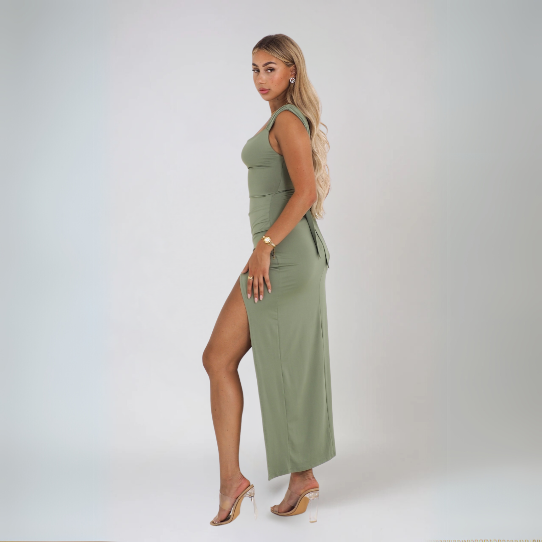 Reniva™ | Vestido Maxi Esculpido