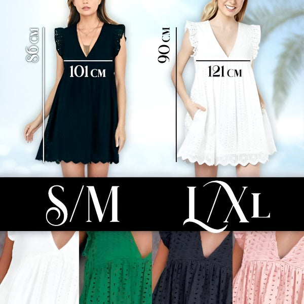 Alora | Vestido veraniego de encaje suelto