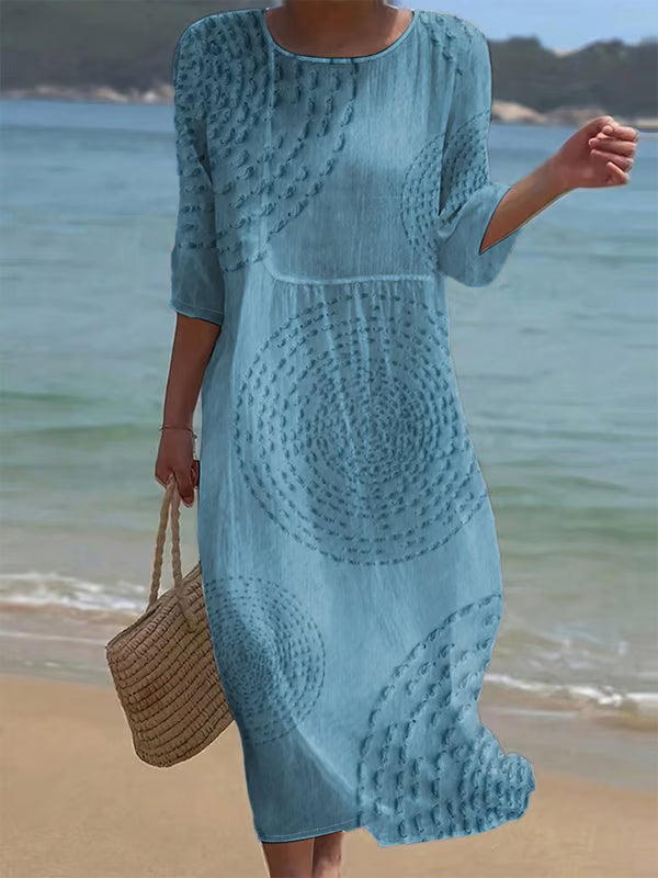 Mira Punto | Vestido de verano con textura delicada