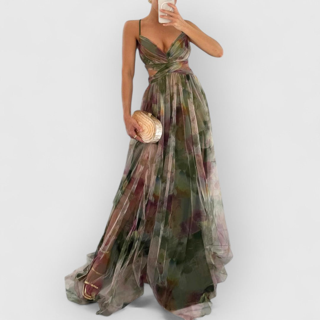 Valeria – El vestido acuarela que enamora a primera vista