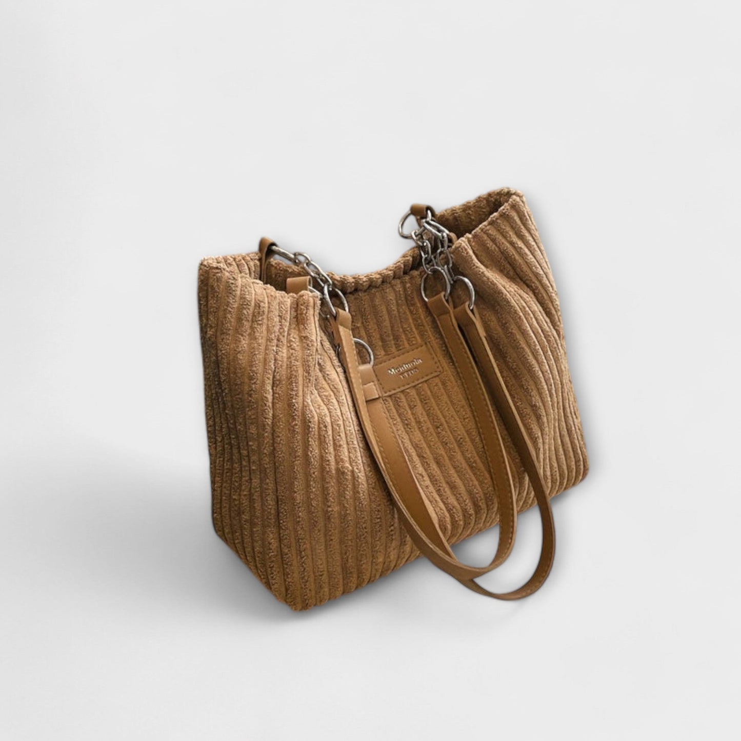 Rita. – Bolso de hombro de pana suave