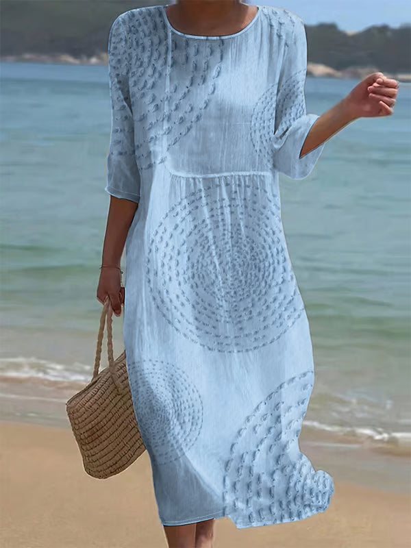 Mira Punto | Vestido de verano con textura delicada