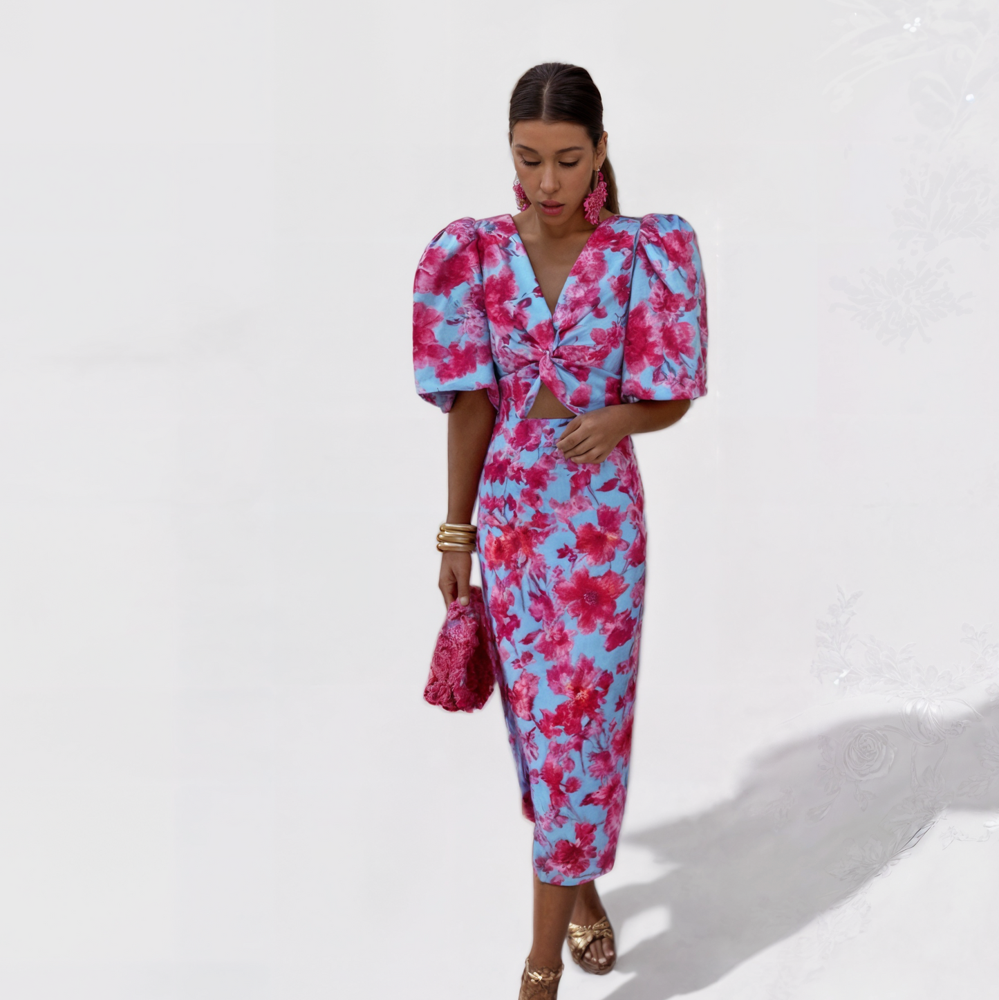 Lily – Vestido Fuego Tropical
