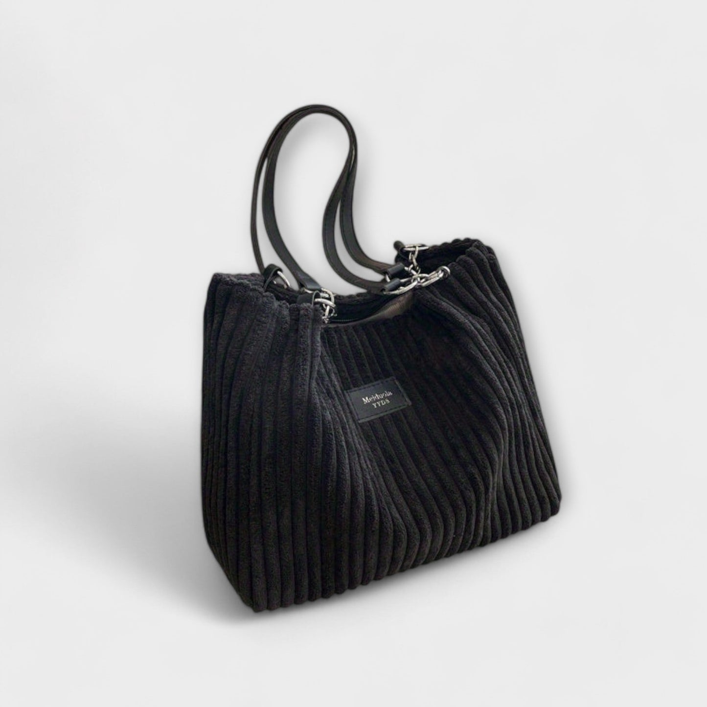 Rita. – Bolso de hombro de pana suave