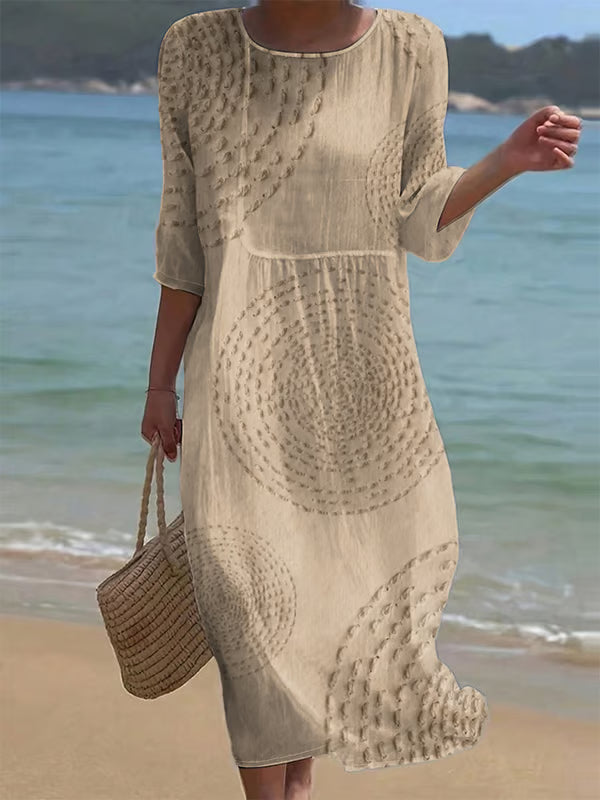 Mira Punto | Vestido de verano con textura delicada