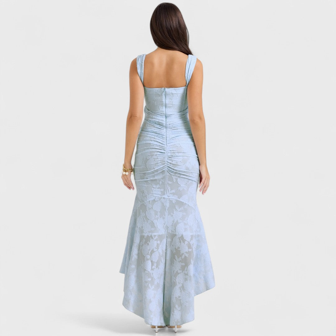 Carisia - Vestido largo azul