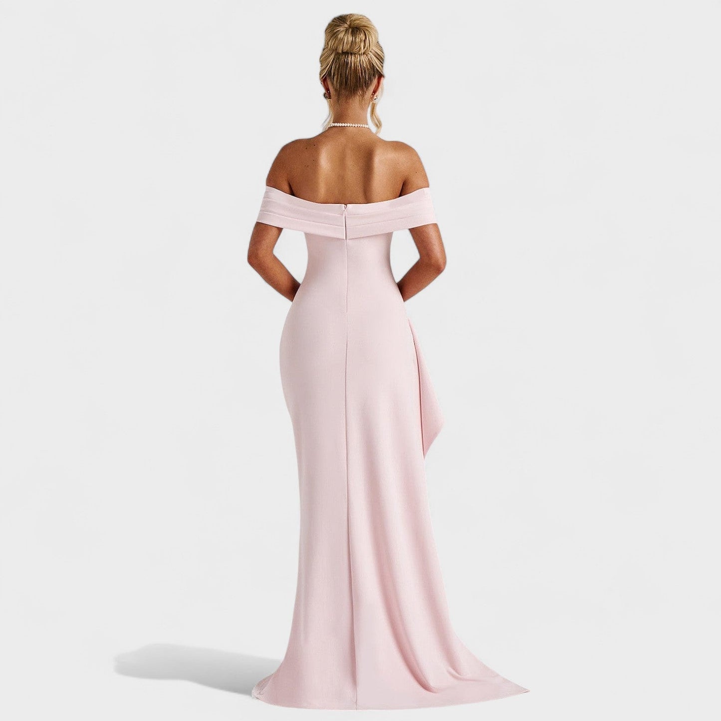 Joyce – Vestido Bardot Largo