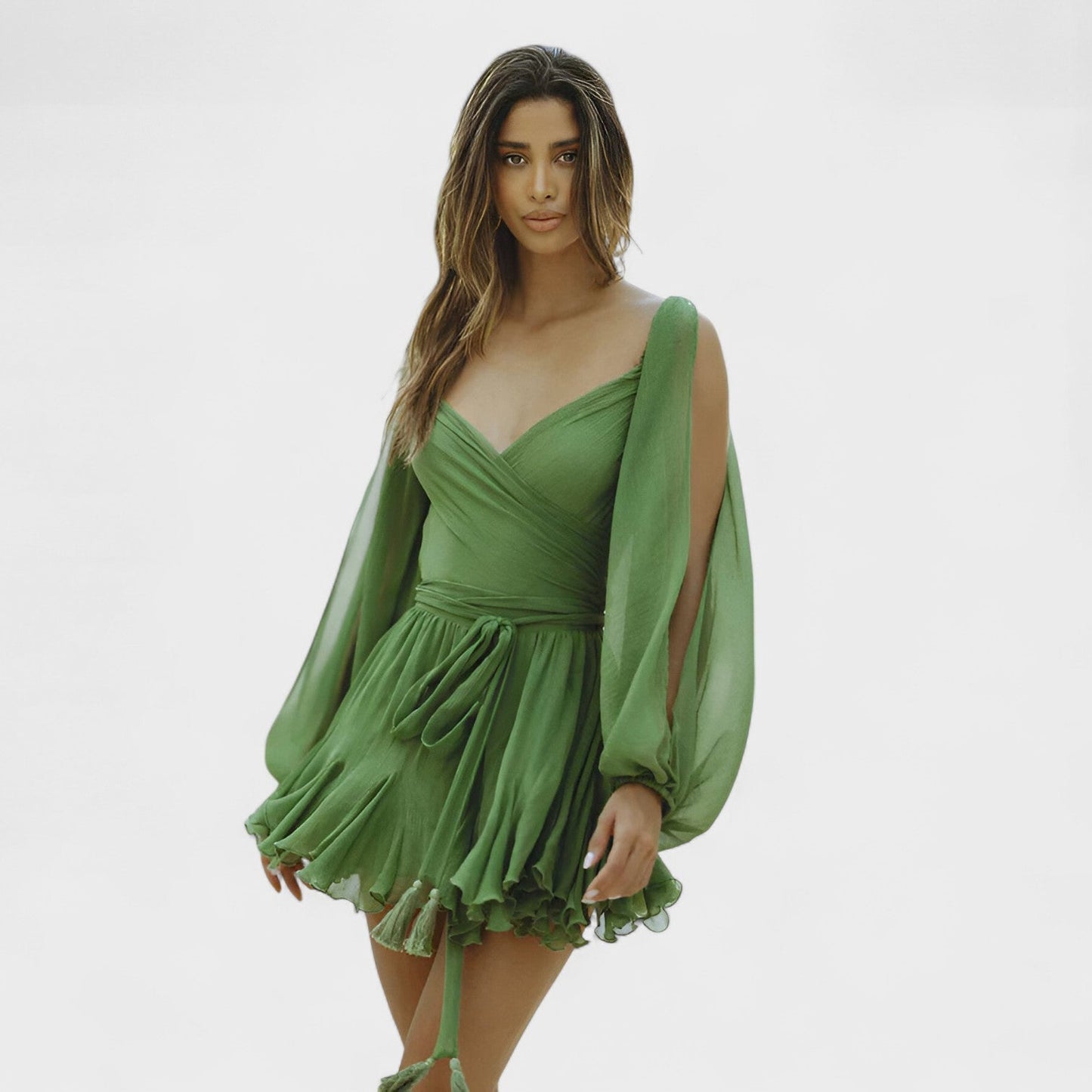 Vestido León Dorado