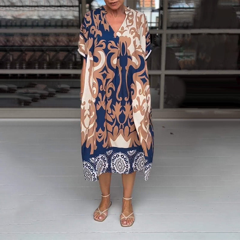 Alessia | Vestido midi ligero con escote en V