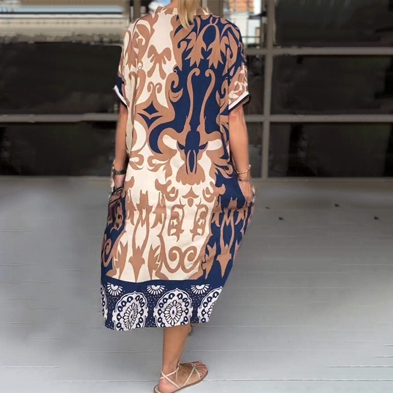 Alessia | Vestido midi ligero con escote en V