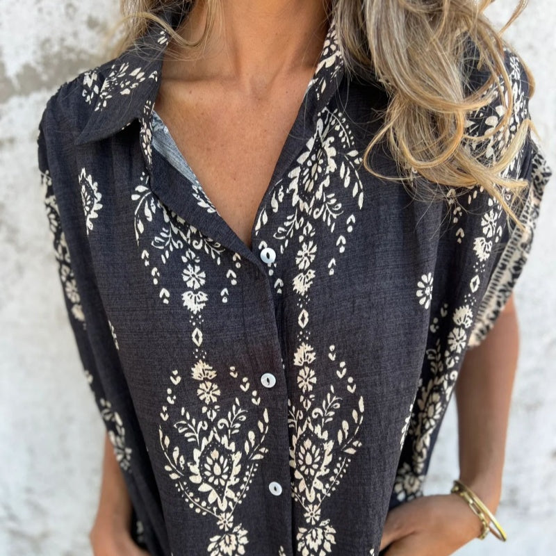 Sabina | Vestido Camisero Midi Estilo Boho