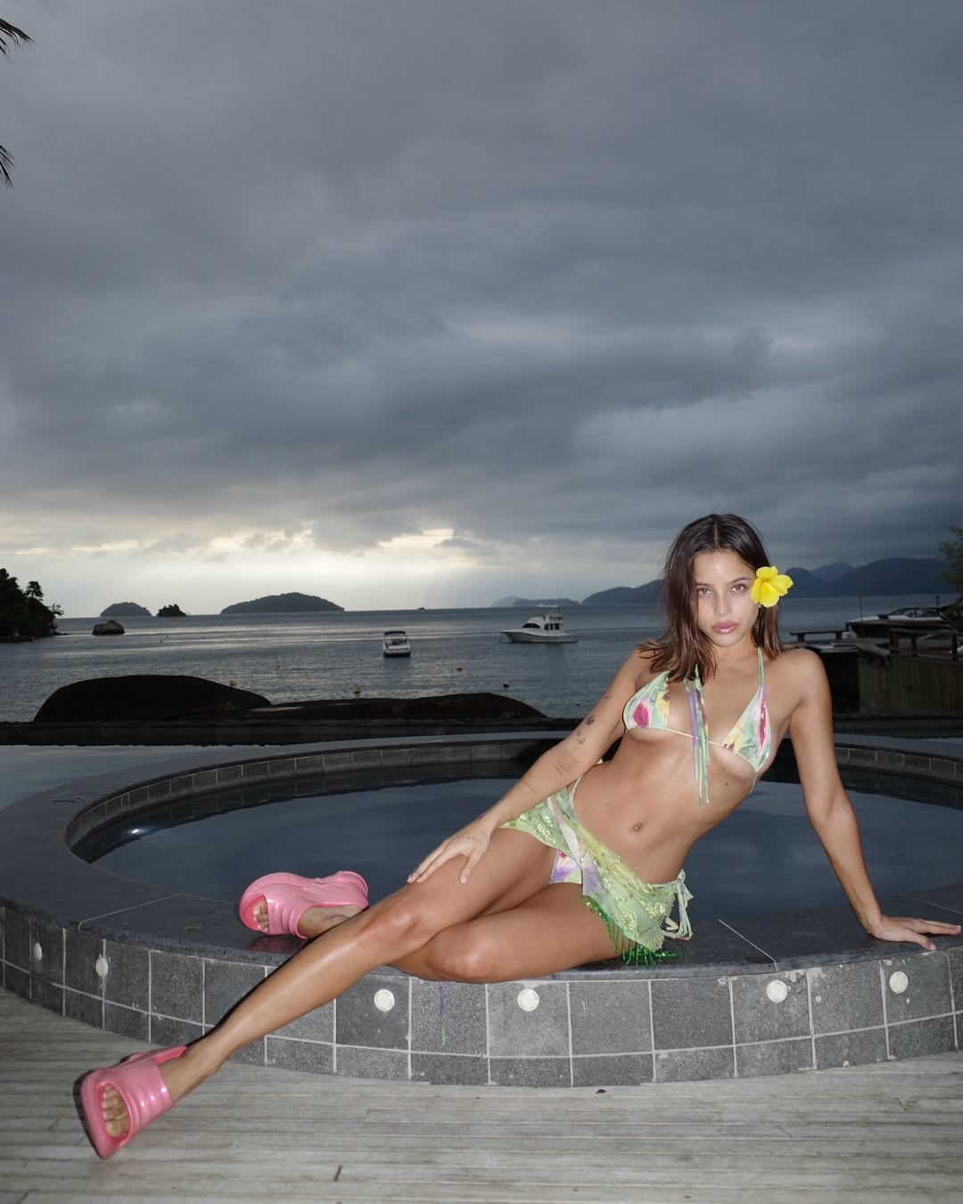 Alisson | Conjunto de Bikini con Falda Cubierta y Top