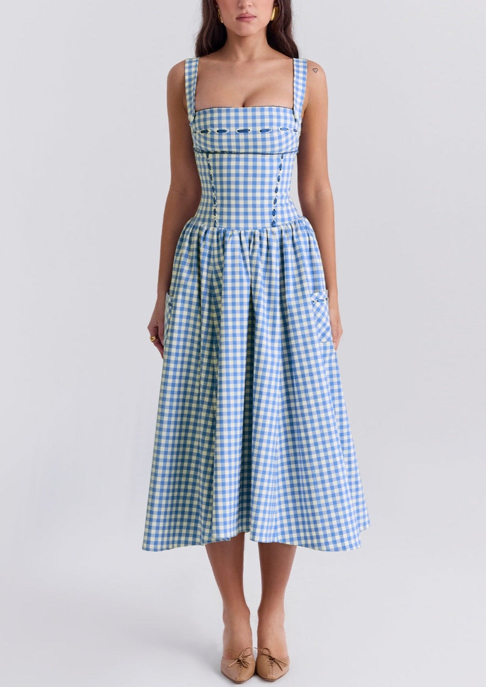 Ariana | Vestido Midi Sin Mangas