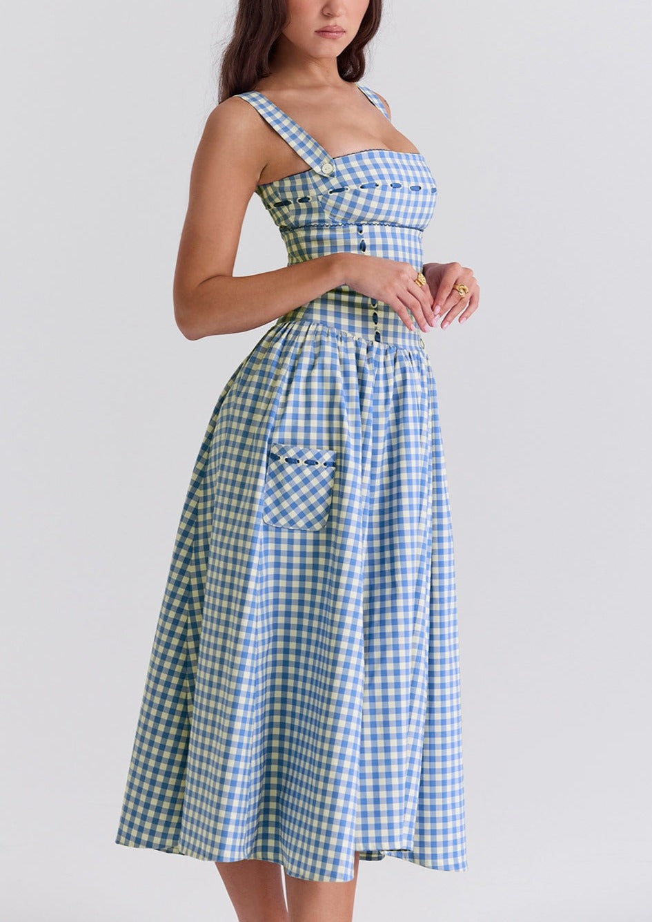 Ariana | Vestido Midi Sin Mangas