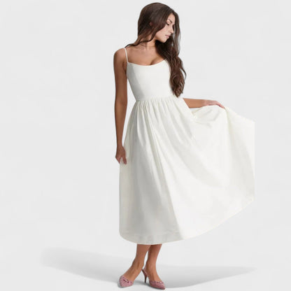 Isadora – El vestido midi que danza con el viento