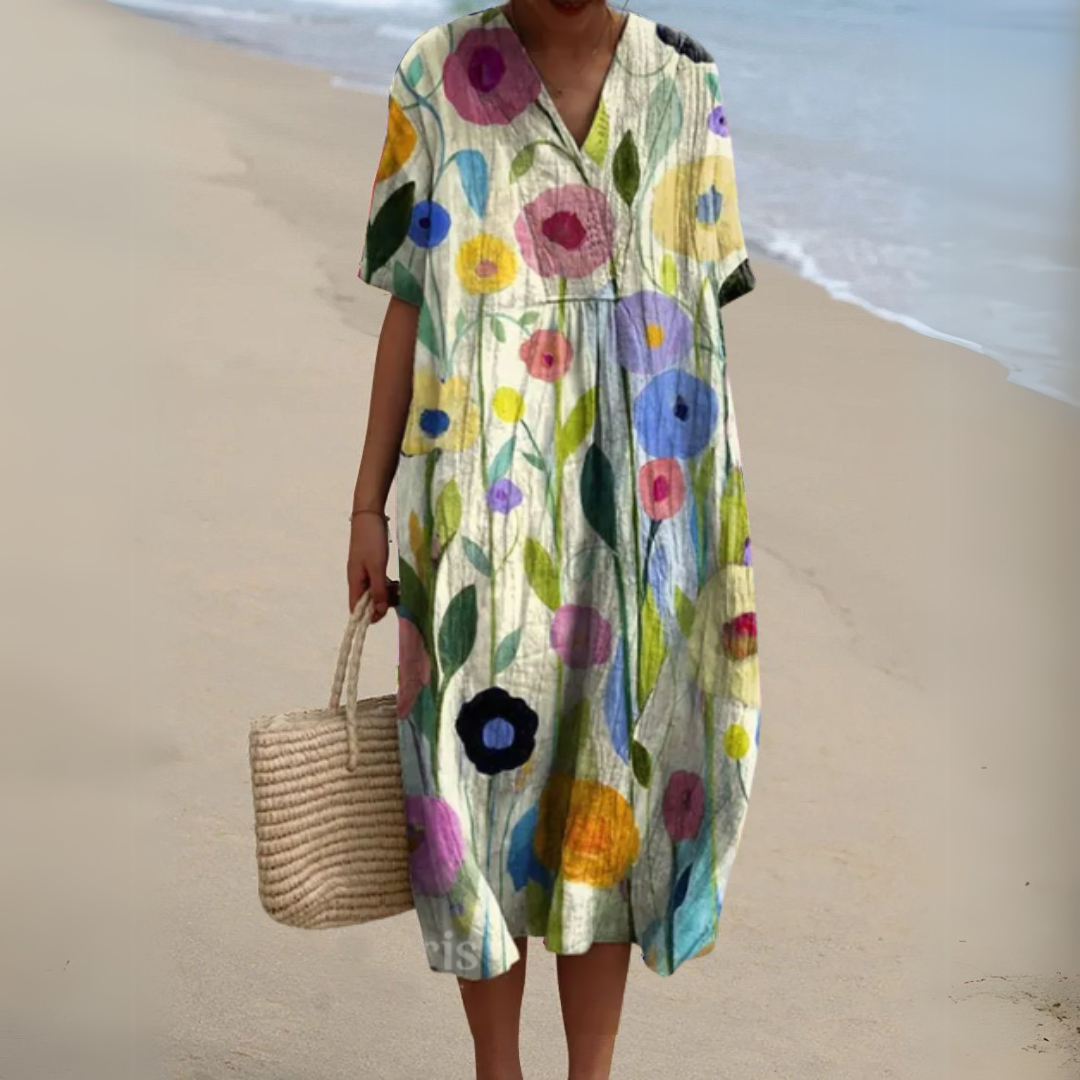 Audrey - Vestido Floral Elegante