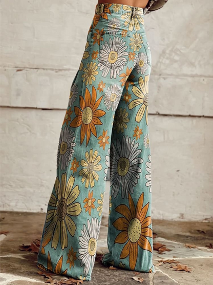 Cirilla - Pantalón Palazzo Floral