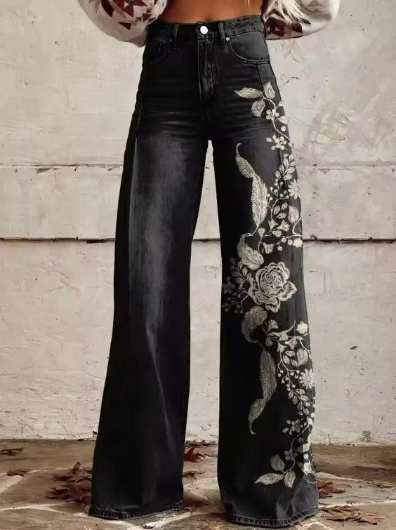 ECSLISSI - Pantalones Bohemios Elegantes